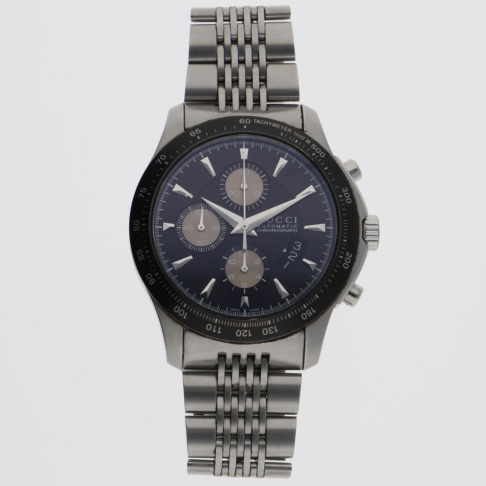 GUCCI スイス製ステンレススチール製126.2 GUCCI 126.2 Case Size 5.2 ×4.8cm Band Size 17cm Used Watch