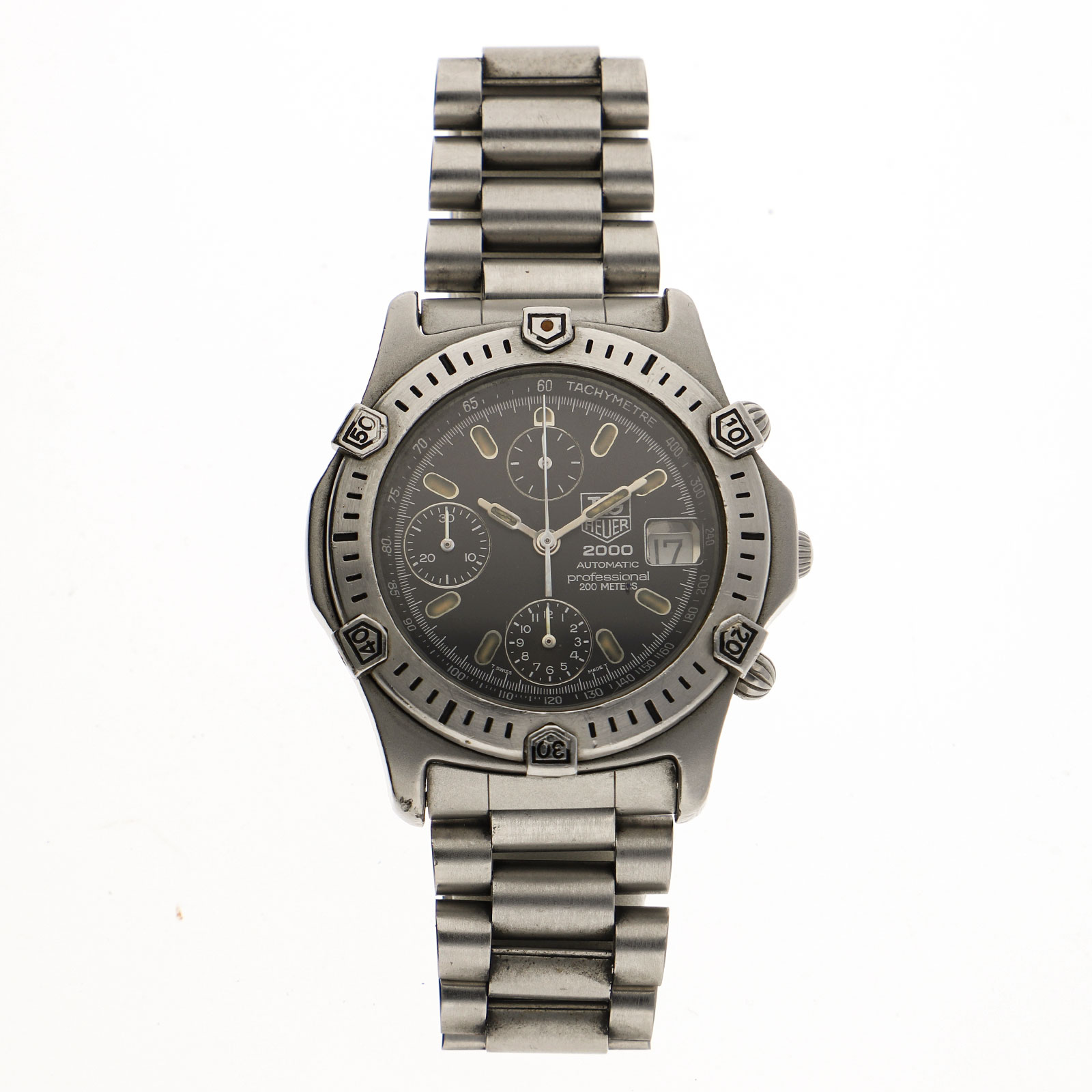 TAG HEUER 169.306 2000 Series Professional black SS QZ | eBay