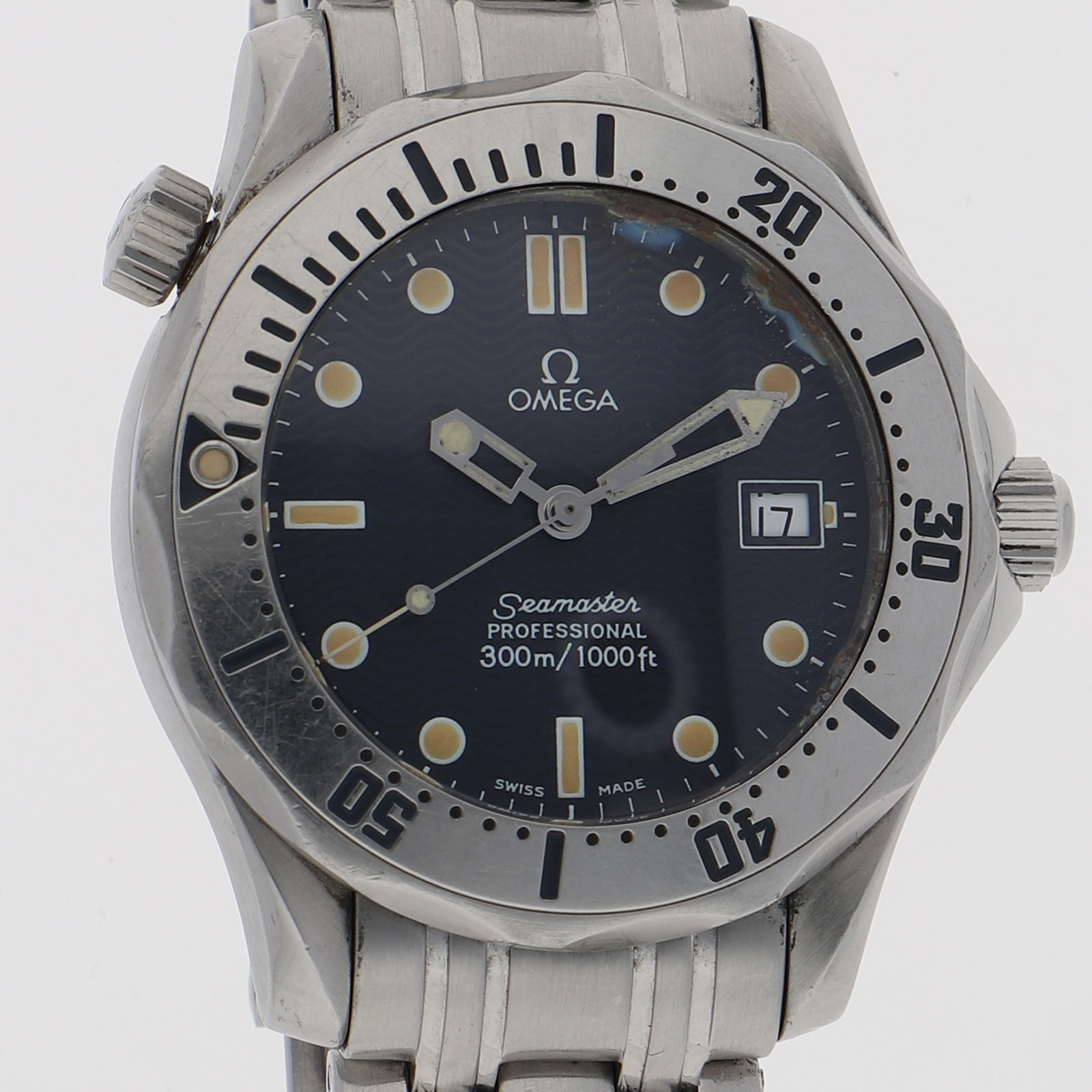 OMEGA 2562.80 Seamaster Navy Dial Quartz Stainless Steel Men's | eBay