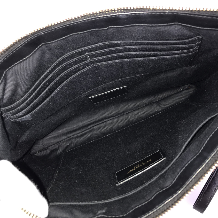 SAINT LAURENT 440222 CWU01 1000 Clutch bag | eBay