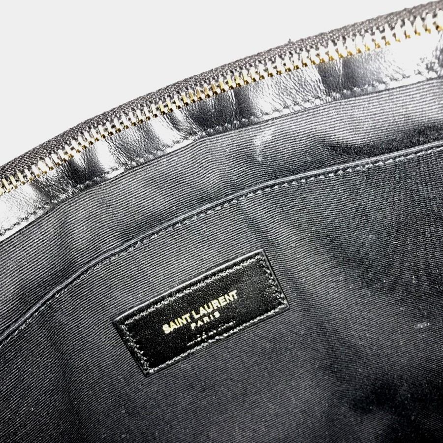 SAINT LAURENT 440222 CWU01 1000 Clutch bag | eBay