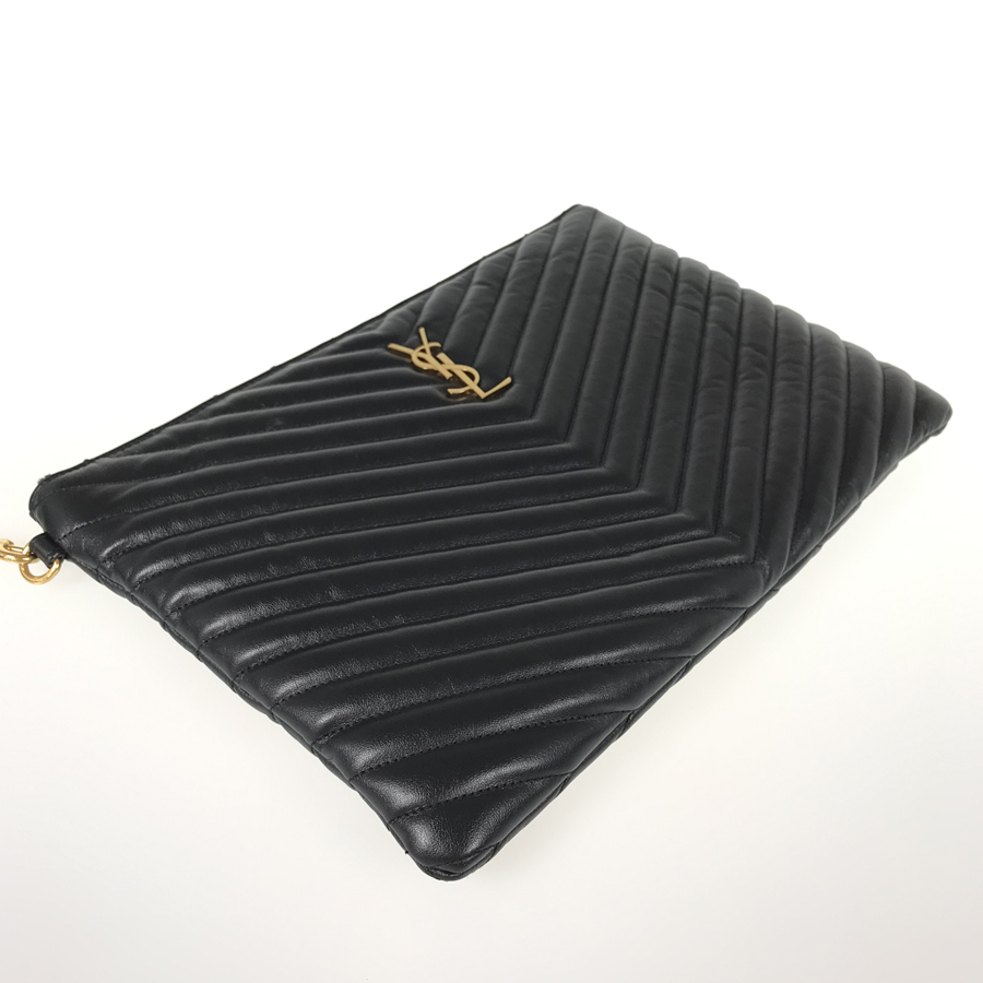 SAINT LAURENT PARIS｜CLUTCHES (440222 CWU01 1000) SAINT LAURENT 440222 CWU01 1000 Clutch bag | eBay