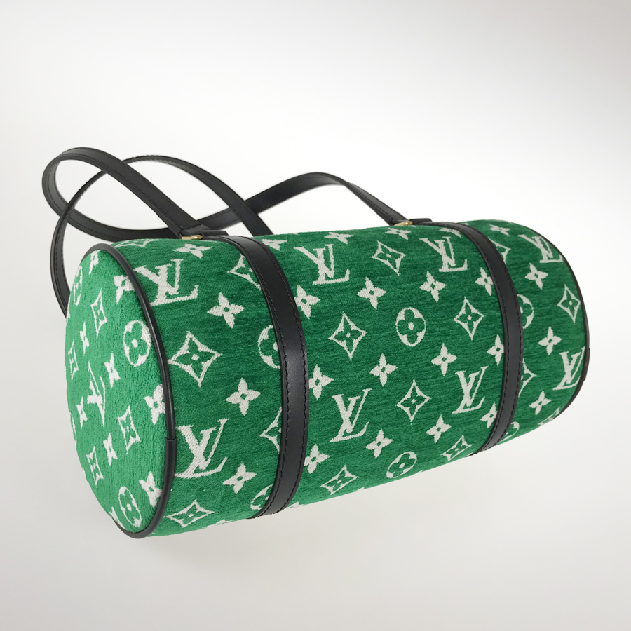 LOUIS VUITTON Monogram Jacquard velvet Papillon 26 M46206