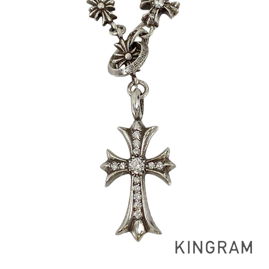 CHROME HEARTS Choke Silver diamond Necklace | eBay