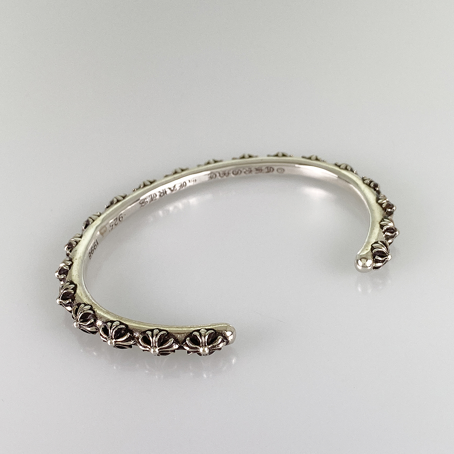 CHROME HEARTS Cross band Silver Bangle | eBay