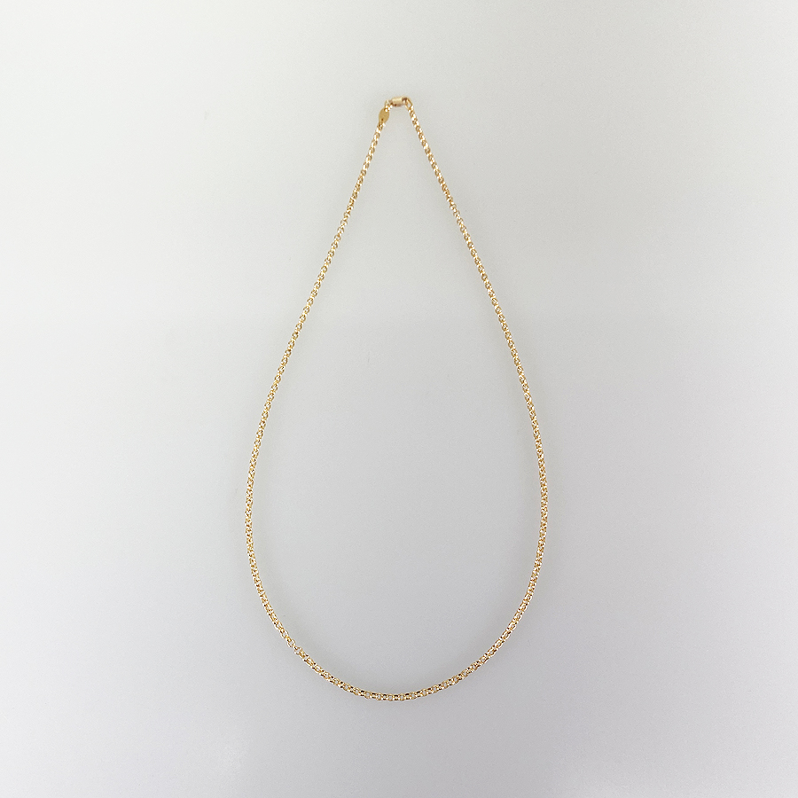 CHROME HEARTS Roll Chain Yellow gold Necklace | eBay