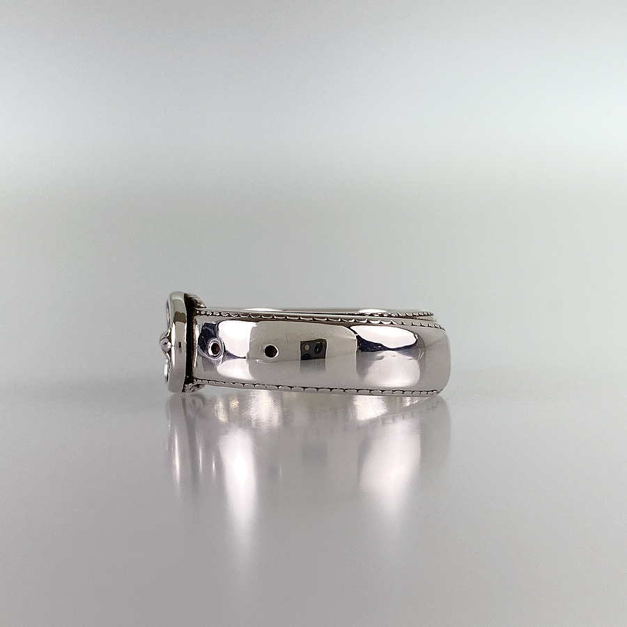 ★クロムハーツ★ Belted Belt CH Logo Silver Ring Chrome Hearts BELTED CH SML Belted CH Logo Small Silver Ring