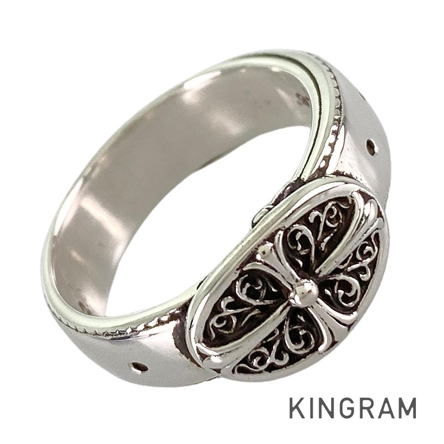 CHROME HEARTS Belted Oval Silver US#7 EU#54 Ring | eBay