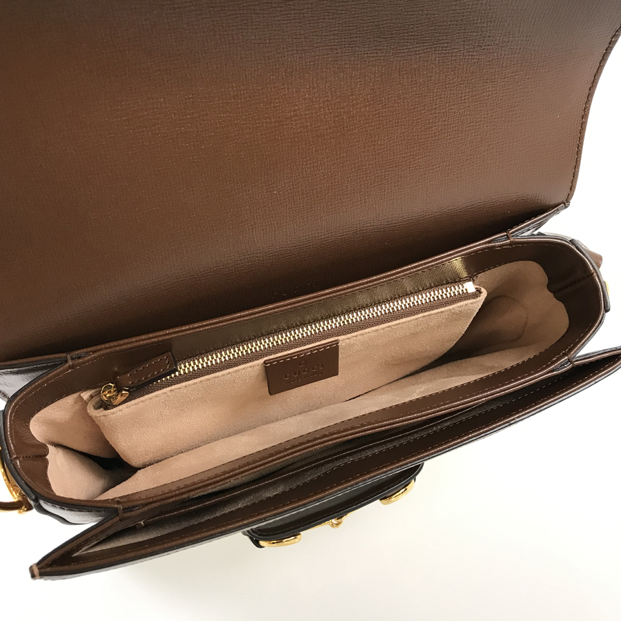 【GUCCI】SHOUL S G.1955 HORS GG SU/AZ◆60220492TCG Gucci Horsebit 1955 Shoulder Bag Gg Supreme Beige White