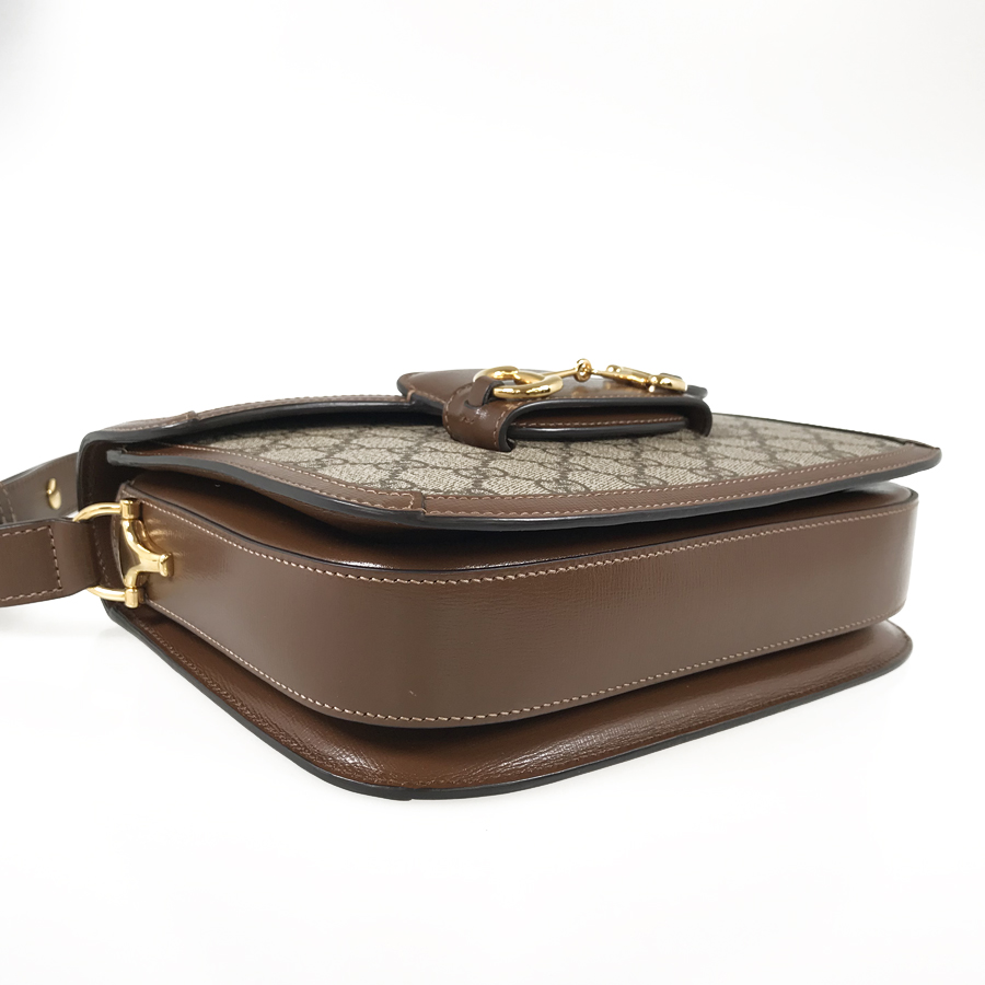 GUCCI GG Supreme Horsebit 1955 602204 Shoulder bag | eBay