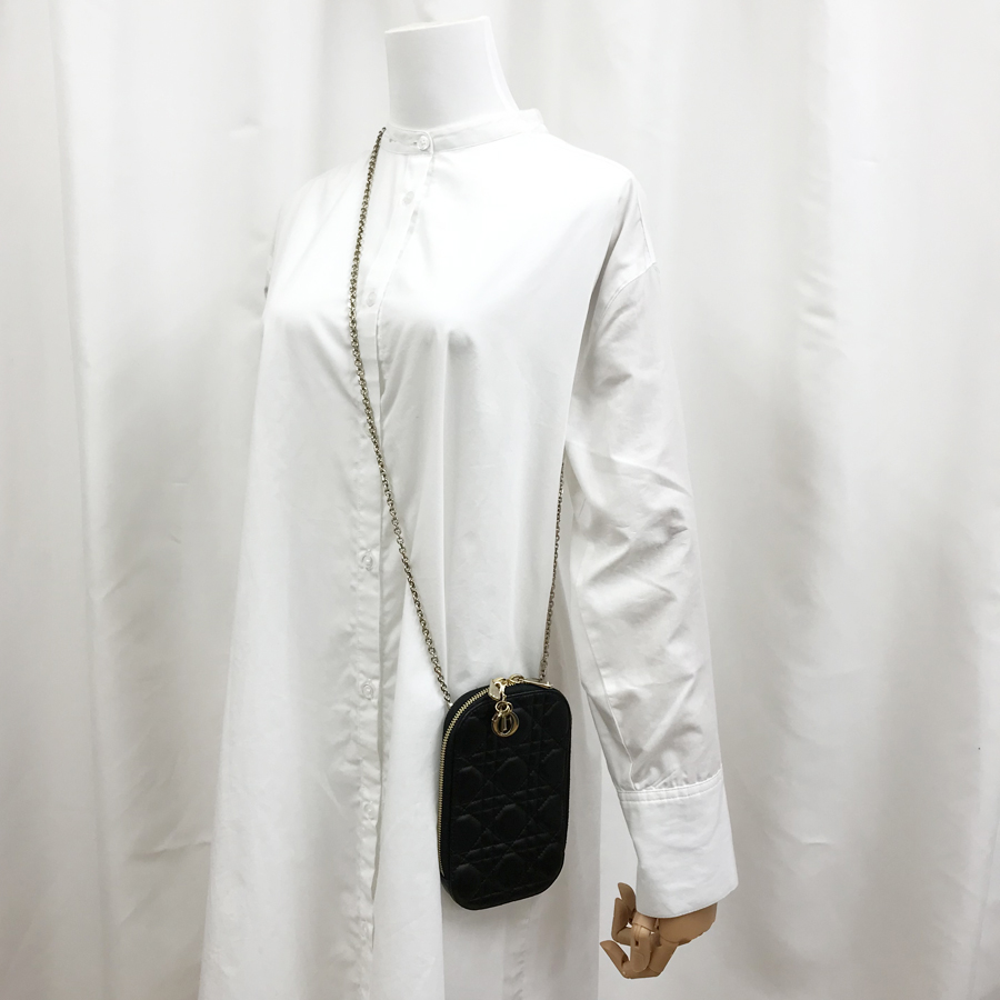 日本限定◆1-3日配送◆送込【DIOR】Lady Dior Call'in*ケース DIOR | Lady Dior Call'in Dior フォンホルダー カナージュ