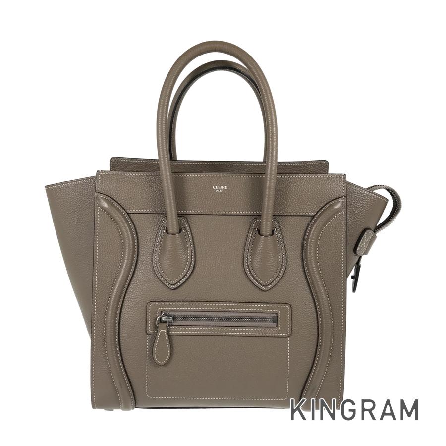 CELINE Luggage Micro shopper Hand bag | eBay