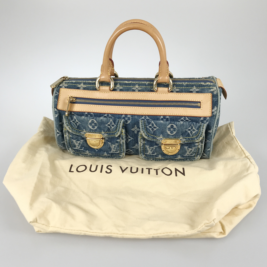 LOUIS VUITTON Monogram Denim Neo Speedy M95019 Denim Hand bag | eBay