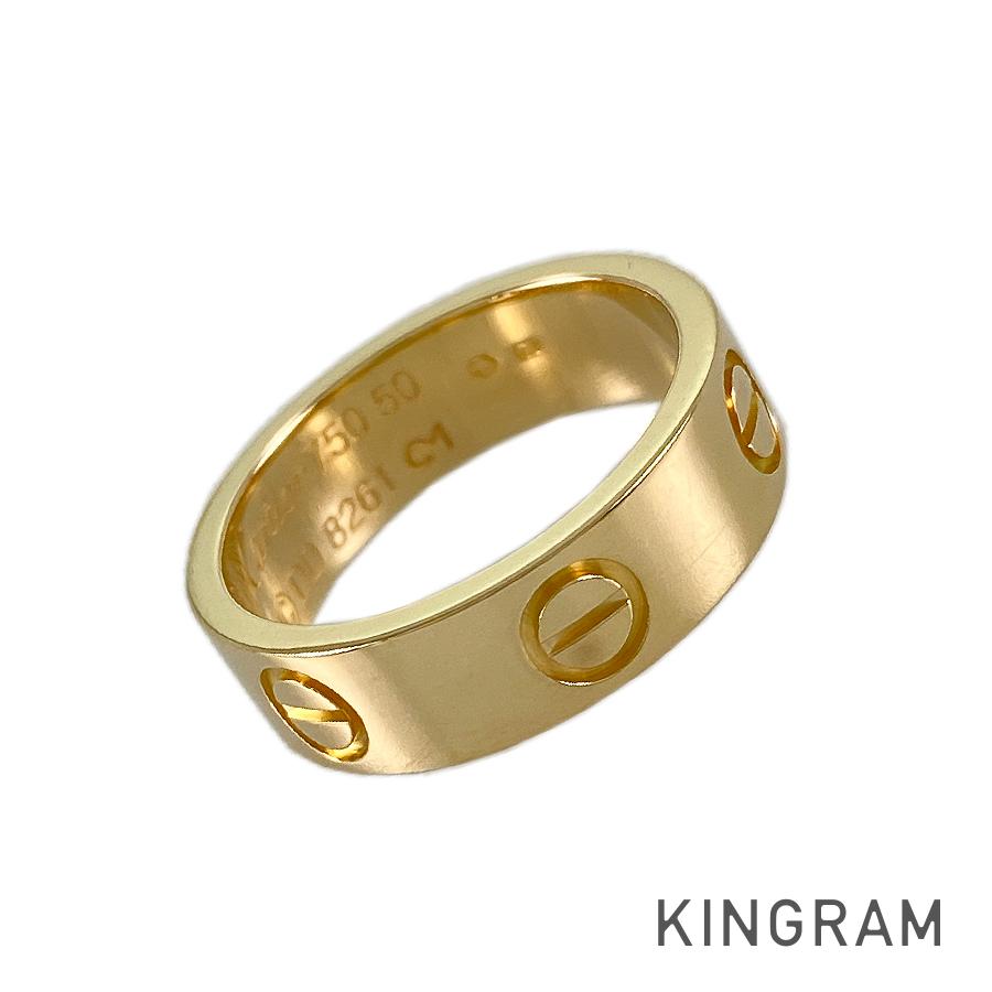 CARTIER love ring YG750 Ring from Japan eBay