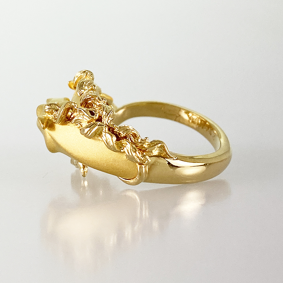 Carrera y Carrera Yellow gold diamond Ring | eBay