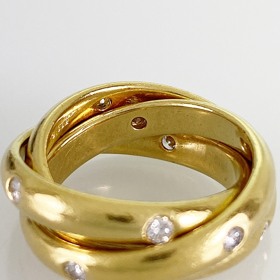 Cartier Trinity Constellation Yellow gold Diamond US#6-6.5 EU#52