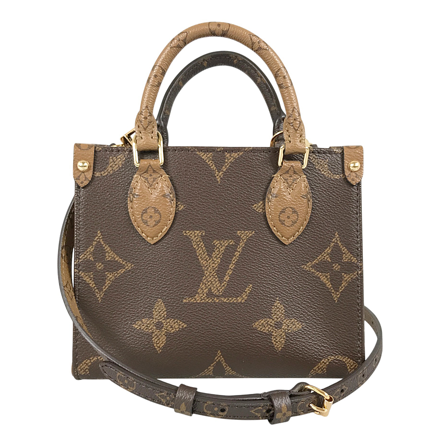 LOUIS VUITTON Monogram Reverse On The Go BB M46839 Hand bag | eBay