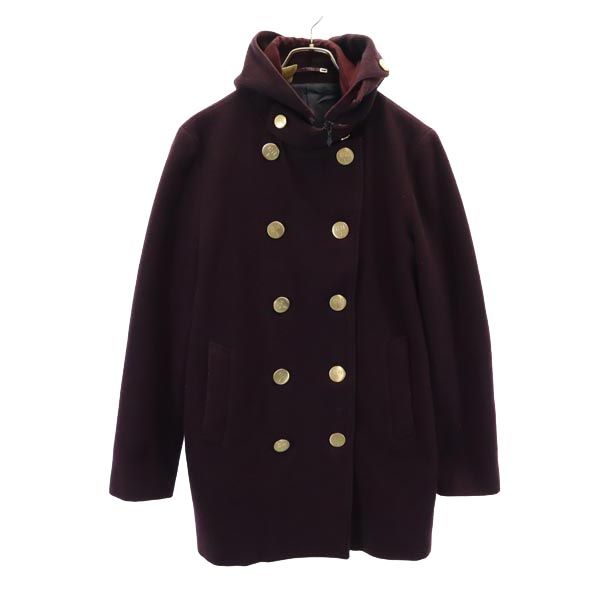N.HOOLYWOOD Made in Japan Wool Blend Hooded Jacket 38 Bordeaux