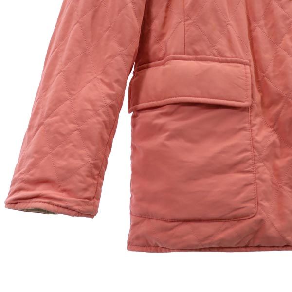Loro Piana made in Italy reversible Quilted jacket 46 Salmon pink
