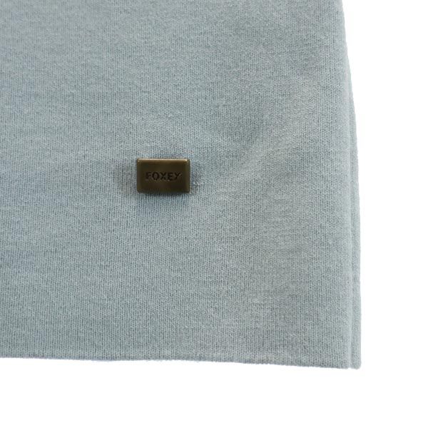 Used FOXEY No sleeve Cut 38 Blue x gray Women | eBay