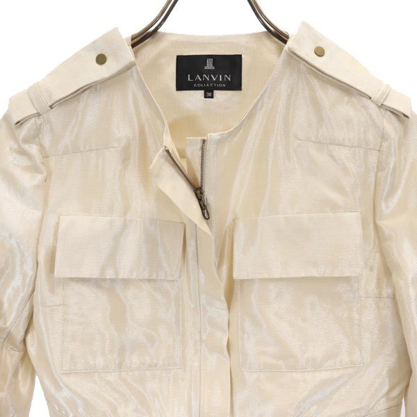 lanvin ジャケット　サイズ38 LANVIN made in Japan No color jacket 38 Beige Women | eBay