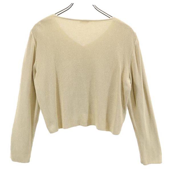 FOXEY made in Japan Long sleeve knit cardigan beige Women | eBay
