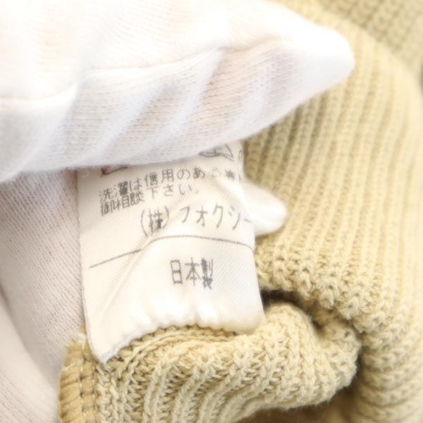 あ FOXEY made in Japan Long sleeve knit cardigan beige Women | eBay