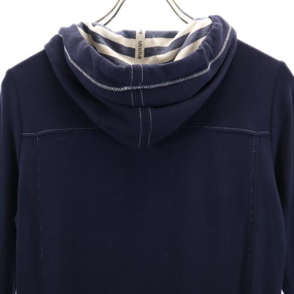 BALMAIN made in Japan border Long sleeve sweat Zip hoodie 9 Navy