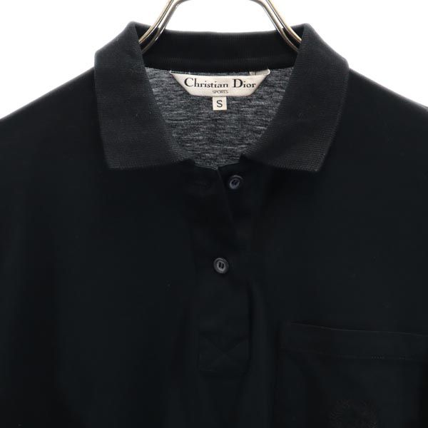 Christian Dior Long sleeve Polo shirt S Black series Women | eBay