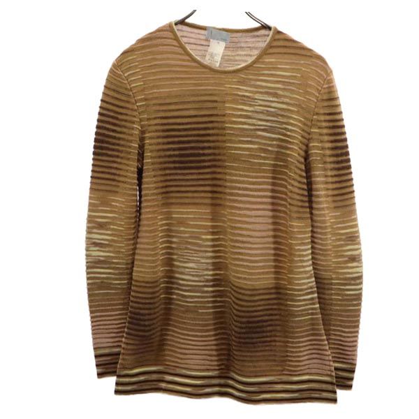 J Missoni Made in Italy Wool Blend Overall handle Long sleeve knit