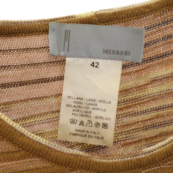 Missoni Made in Italy Wool Blend Overall handle Long sleeve knit