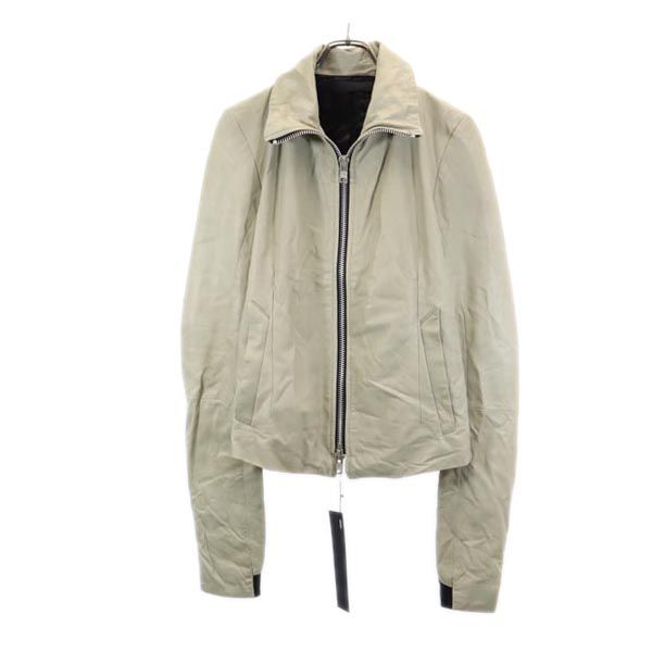 EKAM Sheepskin leather jacket L Light gray Sheep leather Women