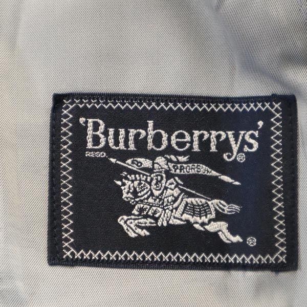 Burberrys 90s Old Linen Blend Wool Check Pattern suit Setup Men's