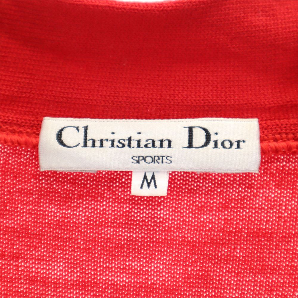 Christian Dior SPORTS 90s Long sleeve Wool V-neck sweater M Old