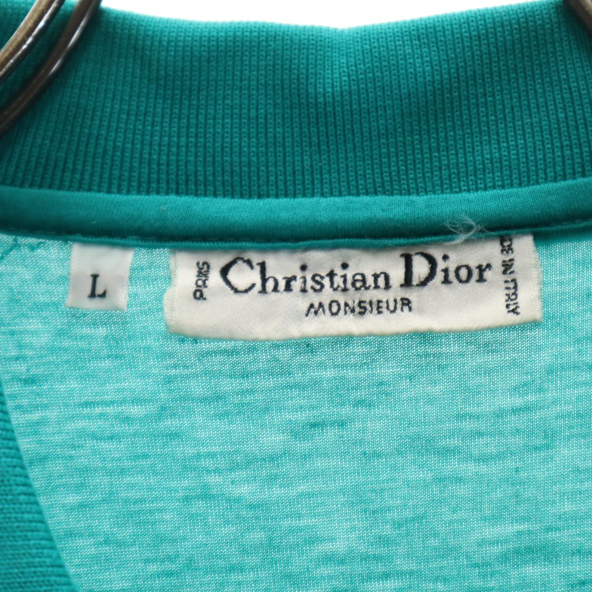 Christian Dior 80s Made in Italy Vintage Short sleeve Polo shirt L 
