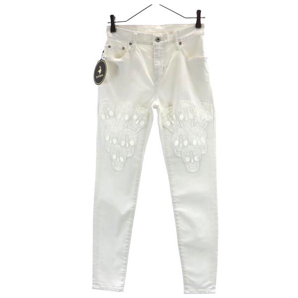 パンツ hysteric glamour studs skinny pants HYSTERIC GLAMOUR made in Japan Skinny denim pants w26 Skull Lace