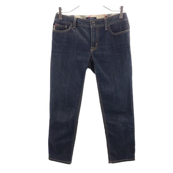 BURBERRY Sanyo Shokai Made in Japan cropped Denim pants 36 Indigo  display picture 1