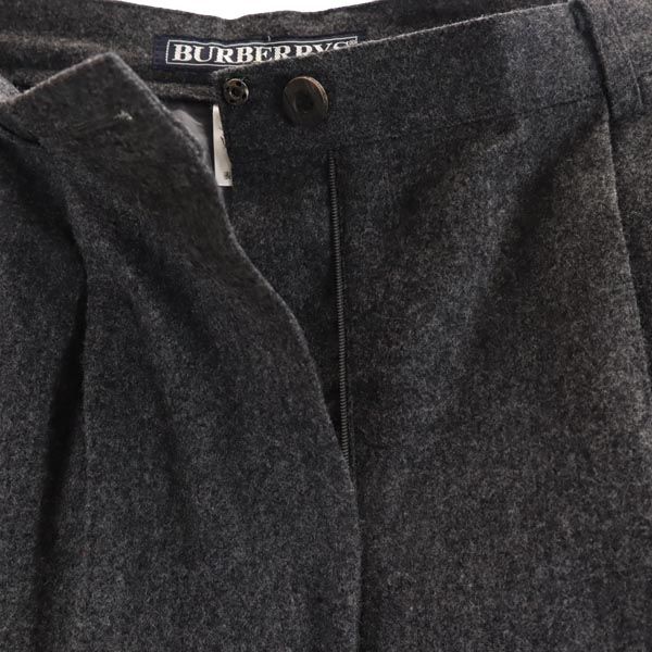Burberrys 90s Old Wool Slacks pants 7 gray Women | eBay