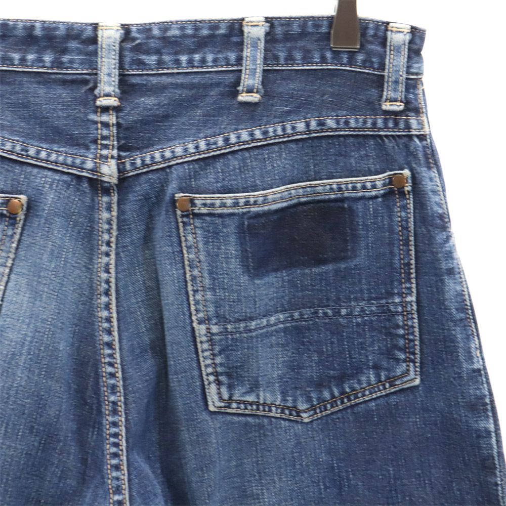 【美品】A BATHING APE ストレートジーンズ サイズＬ A BATHING APE made in Japan Straight denim pants L jeans