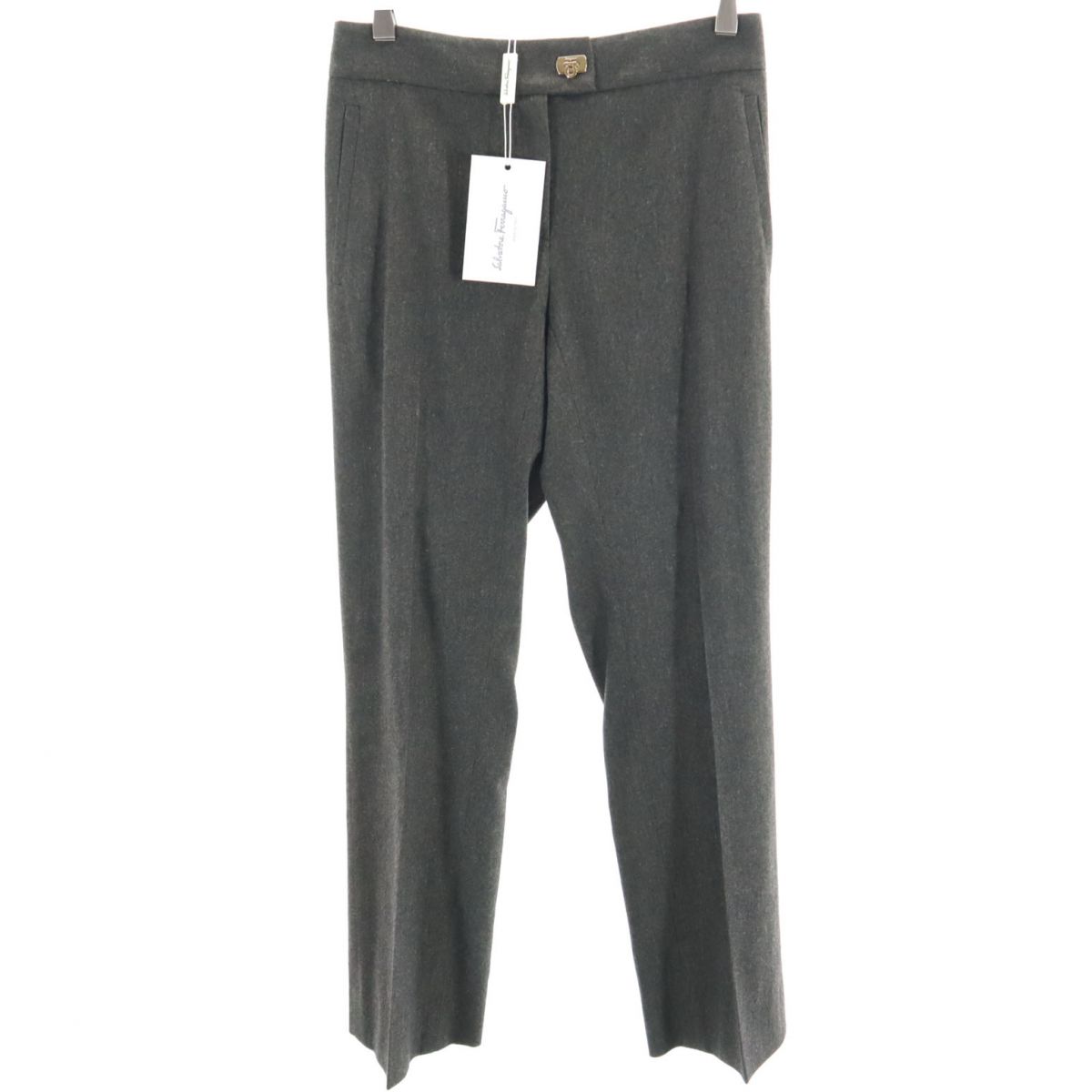 パンツ archive Salvatore Ferragamo Wool Slacks unused Salvatore Ferragamo made in Italy wool blend Slacks pants