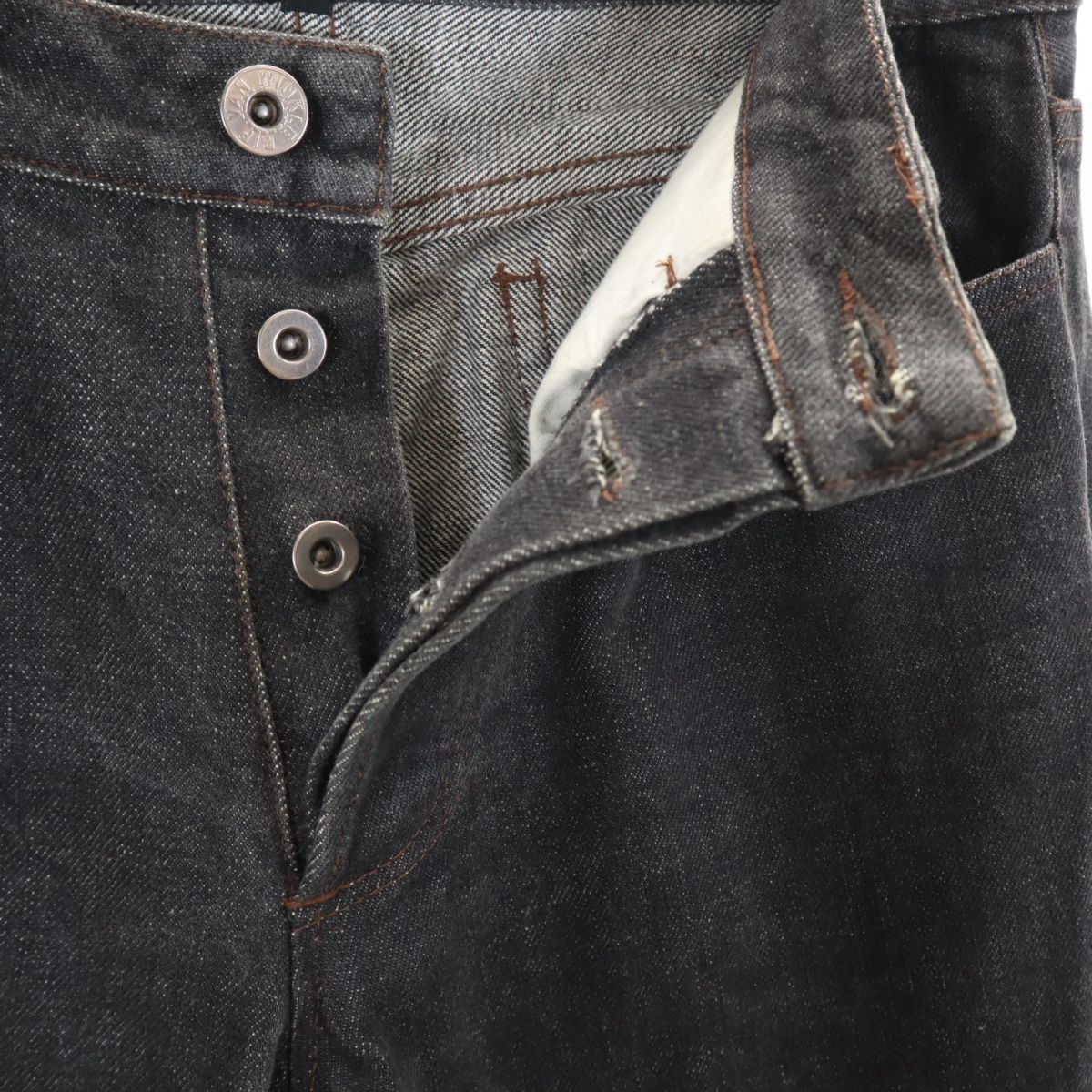 Used ripvanwinkle made in Japan Boot cut denim pants W28 Gray