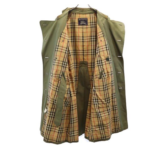 ジャケット・アウター 1980s BURBERRYS COTTON TRENCH COAT 1980s Burberrys Classic Khaki Tan Trench Coat Jacket With