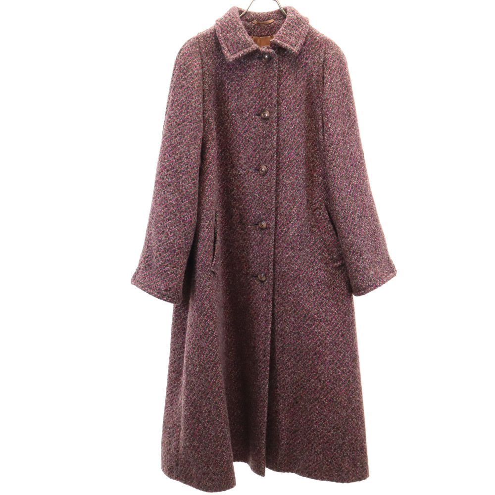 Aquascutum 70s 80s vintage Wool coat Purple Women | eBay