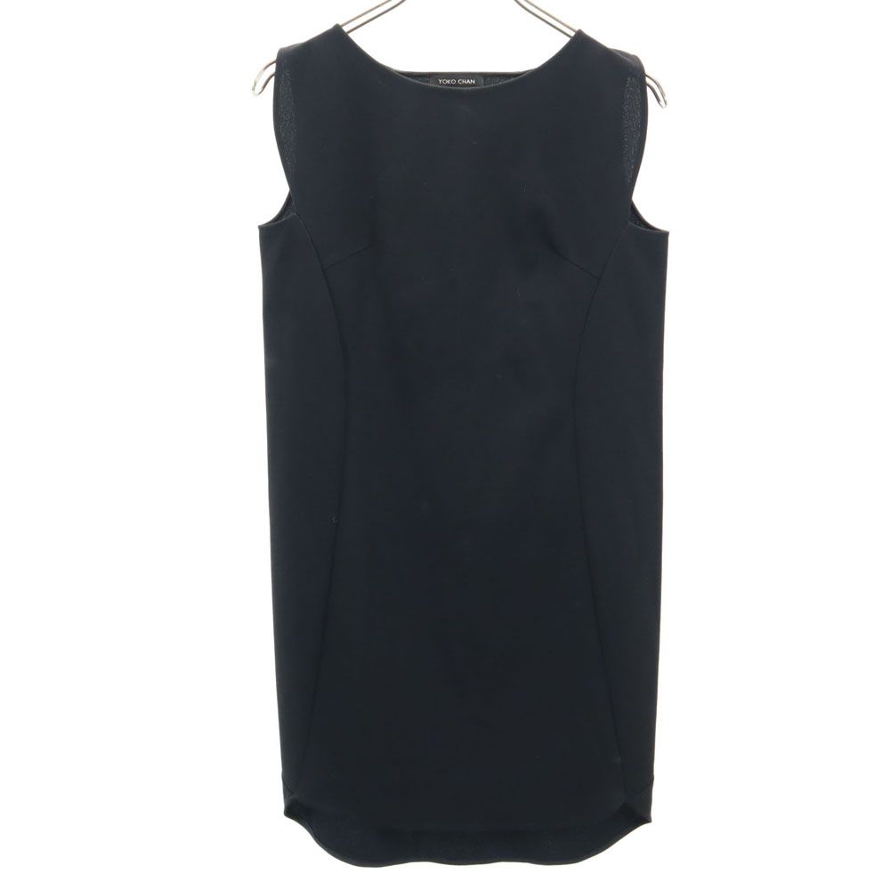 YOKO CHAN made in Japan No sleeve mini dress 36 black Women