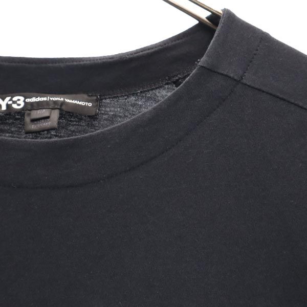 【美品】adidas Y-3 YOHJI YAMAMOTO ワンピース 刺繍ロゴ Y-3 Back Print Short sleeve T-shirt one piece S adidas YOHJI