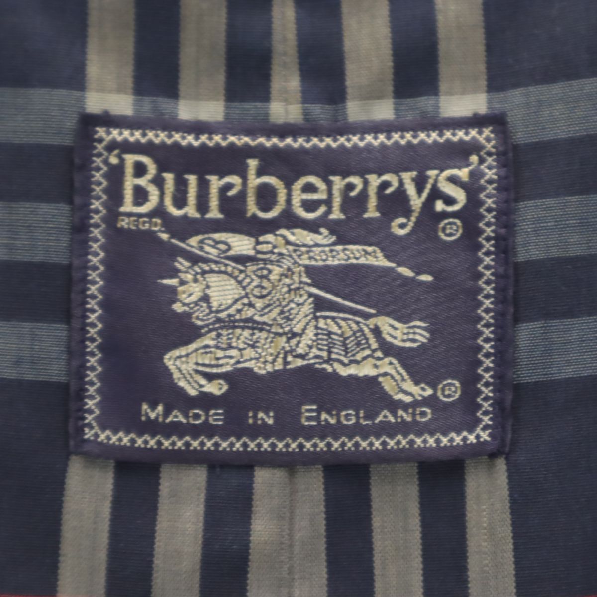BURBERRYS 一枚袖 80s made in ENGLAND レディース 古着 80s England製 Burberrys 「1枚袖」 裏地