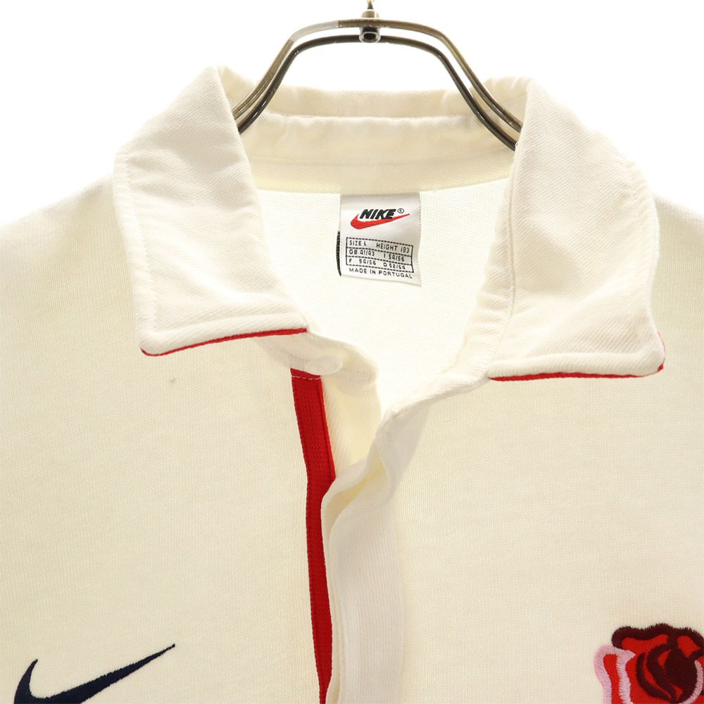 NIKE 90s 00s White Tag Old Cellnet Long sleeve Lager shirt L White