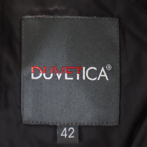 DUVETICA Down jacket 42 Khaki Fleece hood Women | eBay
