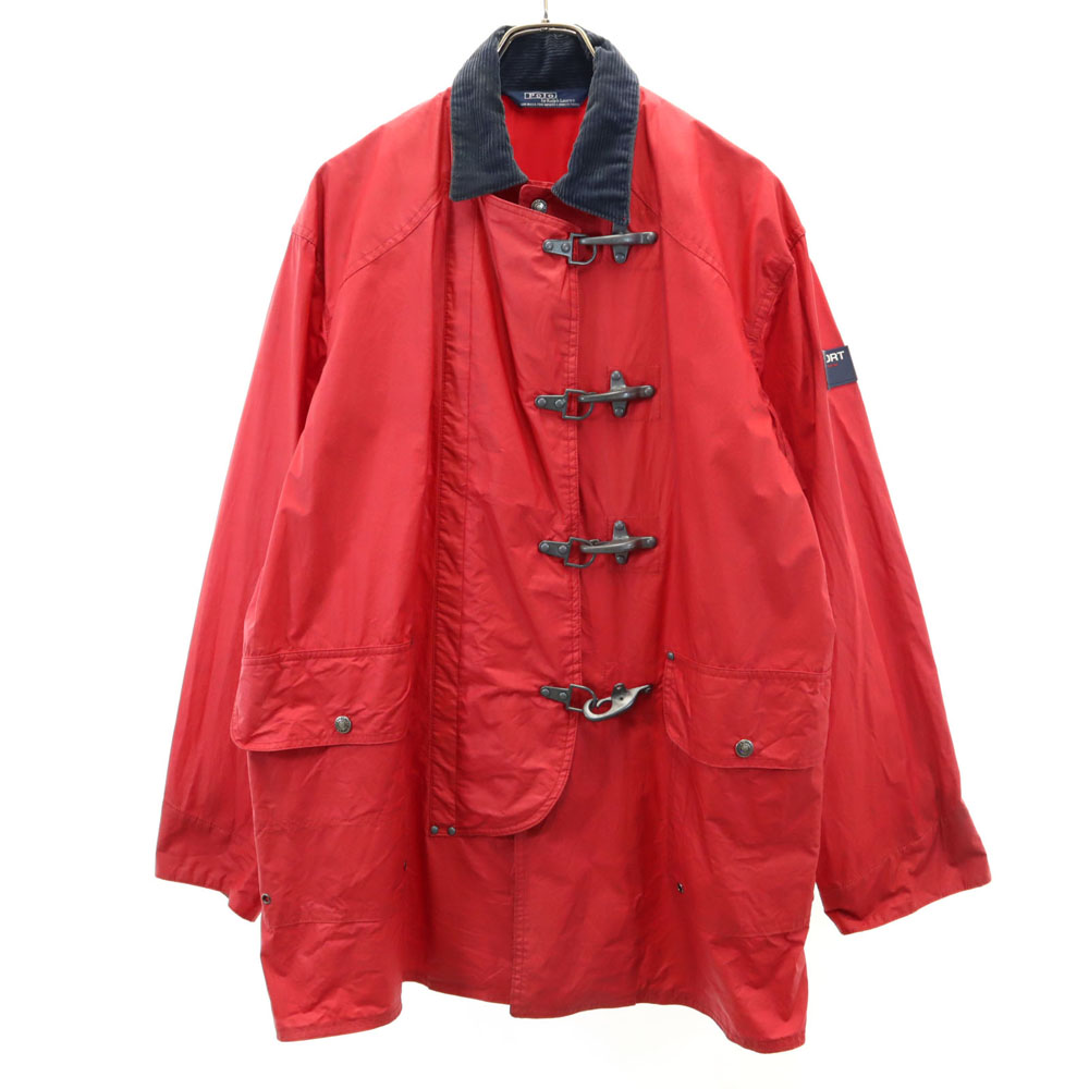 Polo by Ralph Lauren Fireman Jacket USA製 Vintage POLO RALPH LAUREN Fireman Jacket Mens XL Navy Blue