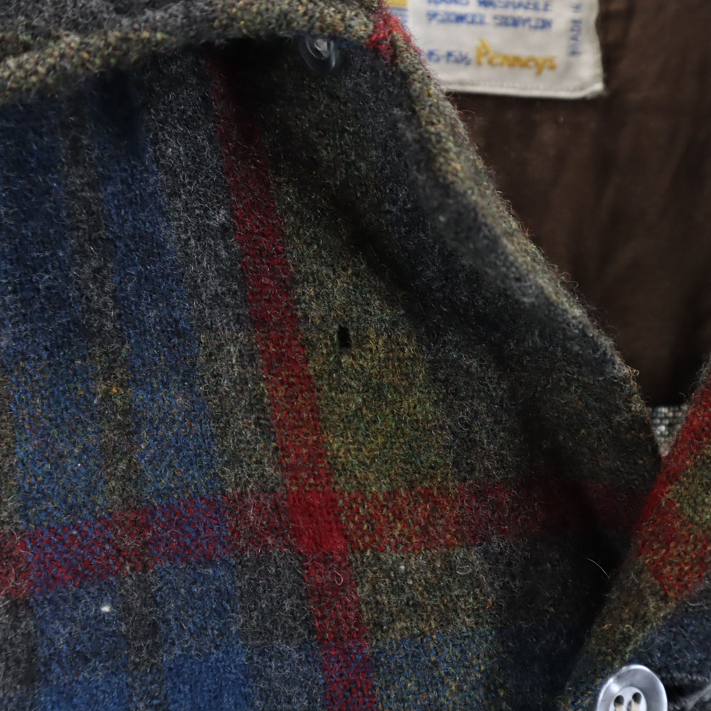 TOWNCRAFT 60s Made in Japan Wool Blend Flannel Vintage Check